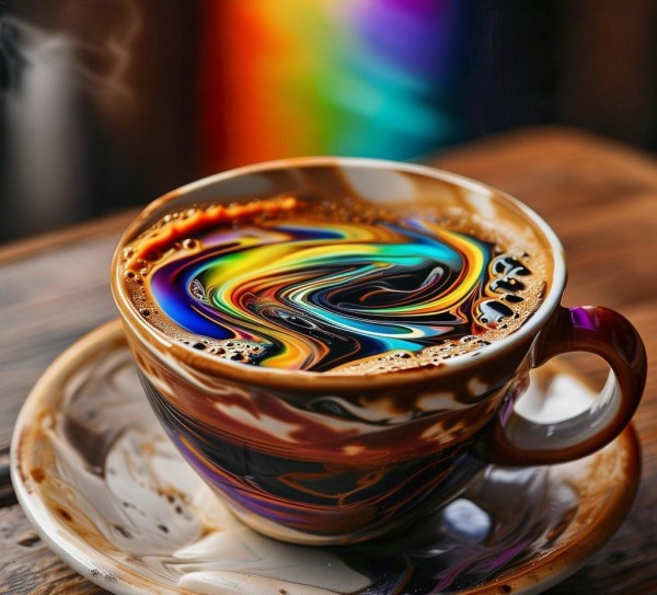 一杯 polarizing coffee